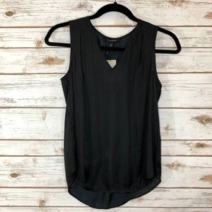 Banana Republic Soft Satin Pleated Drapey Tank